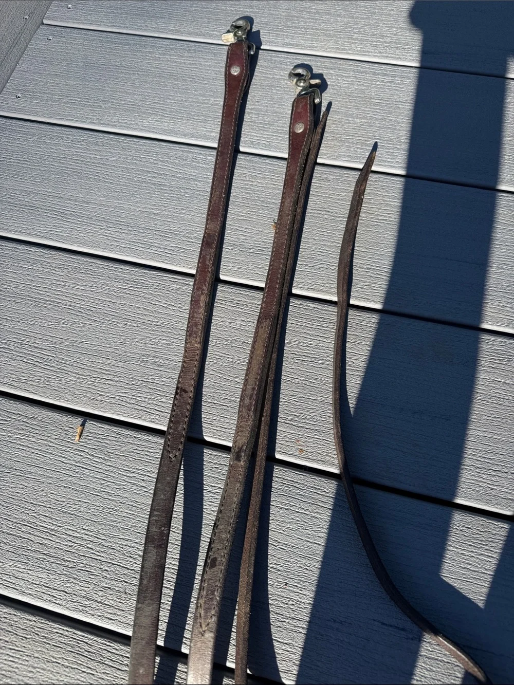 Dark oil split reins - Picture 5 of 5